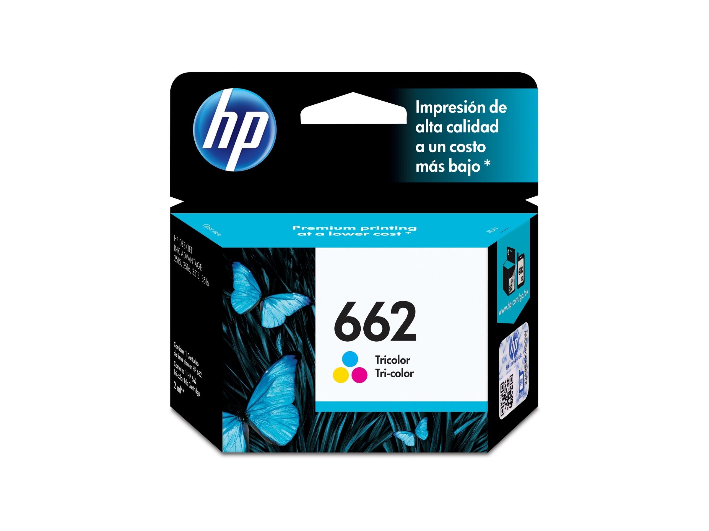 CARTUCHO DE TINTA HP 662 TRICOLOR (CZ104AL) 1015/2515/3515/4645